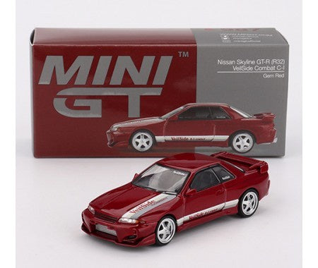MiniGT 1:64 Nissan Skyline GT-R (R32 Veilside Combat C-I Gem Red
