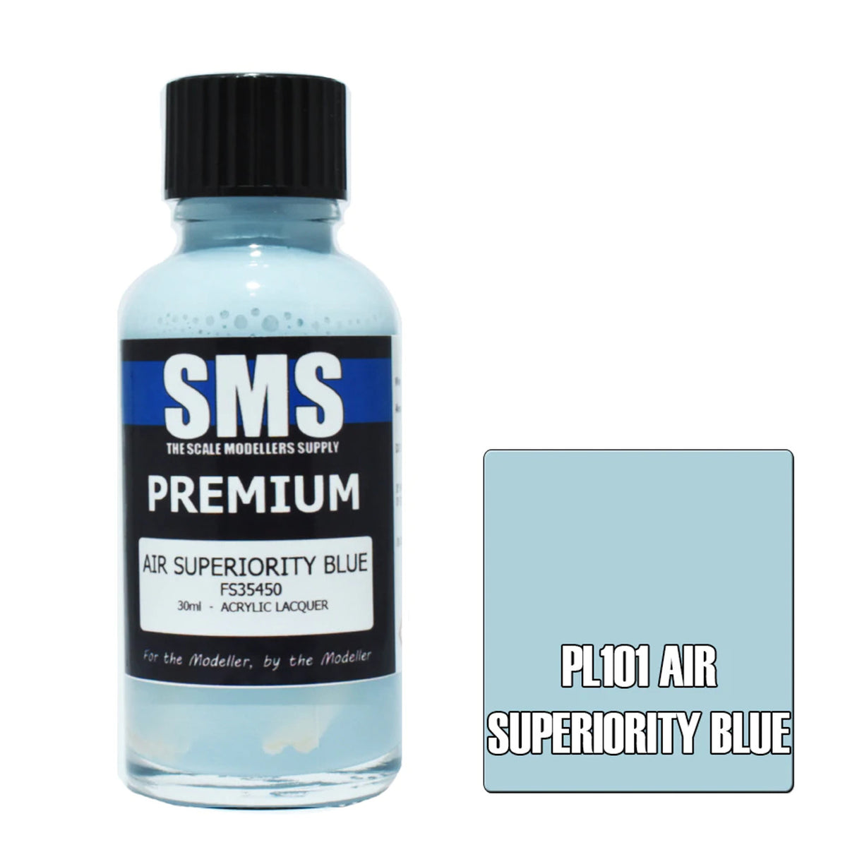 SMS #PL101 Premium Air Superiority Blue Acrylic Lacquer 30ml