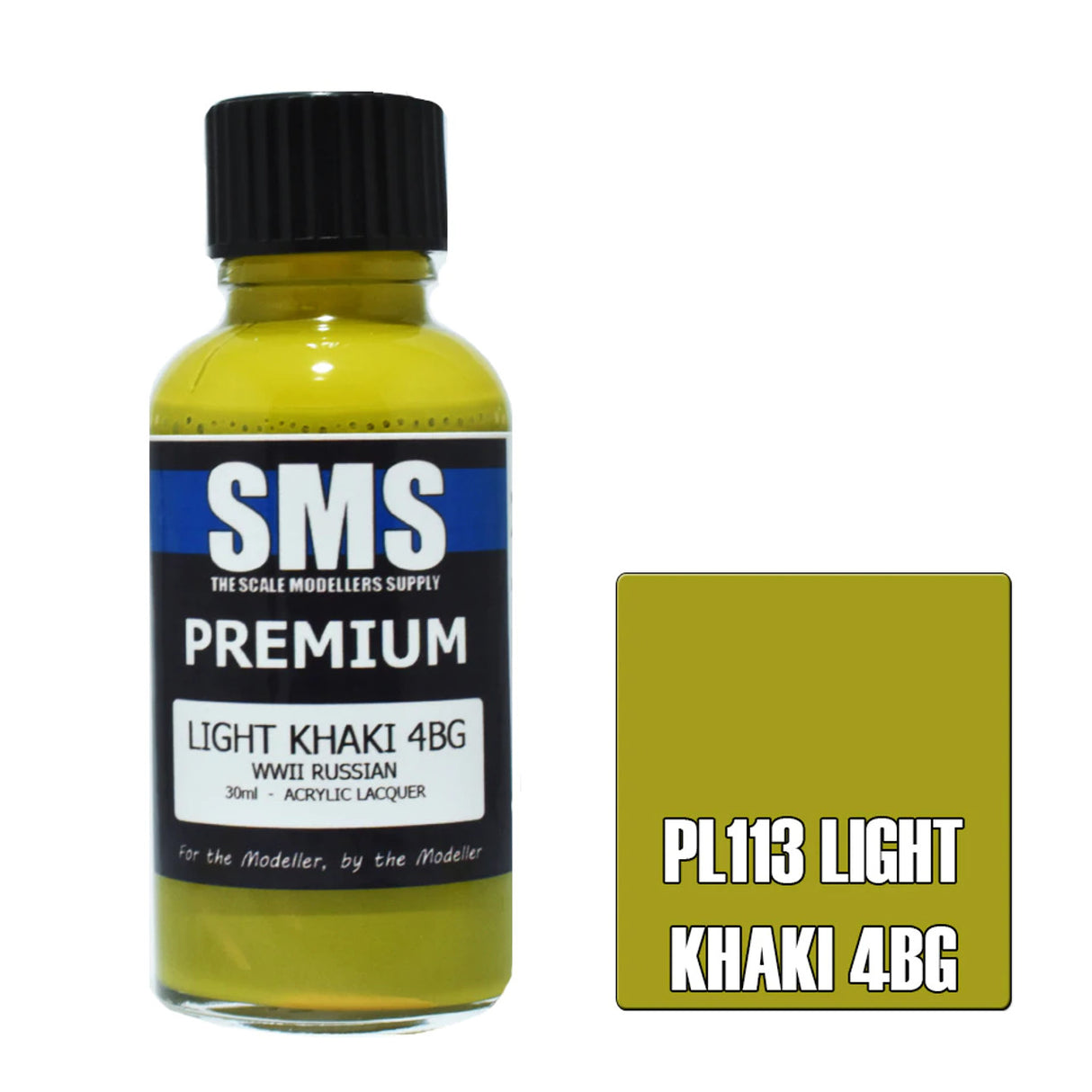 SMS #PL113 Premium Light Khaki 4BG Acrylic Lacquer 30ml