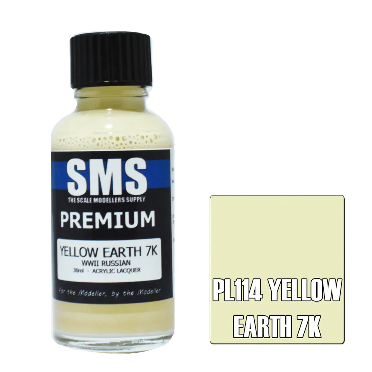 SMS #PL114 Premium Yellow Earth 7K Acrylic Lacquer 30ml
