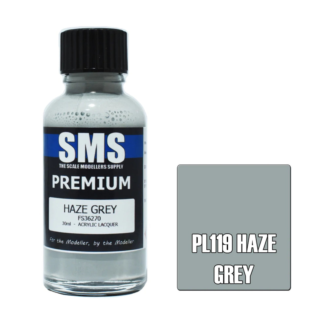SMS #PL119 Premium Hazel Gray Acrylic Lacquer 30mL
