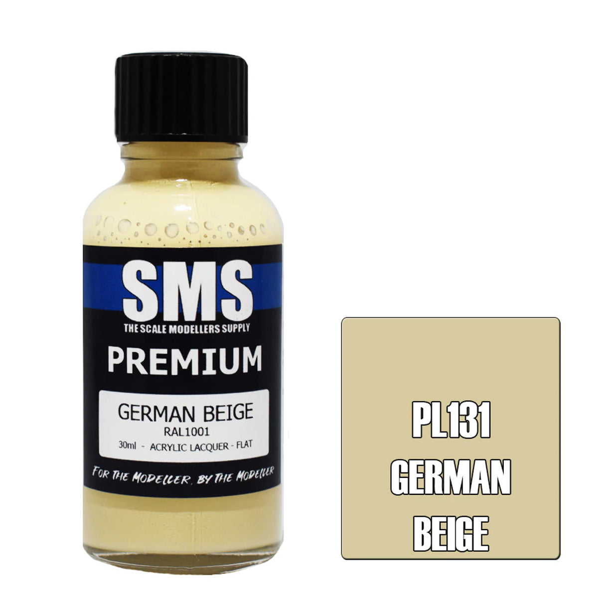 SMS #PL131 Premium German Beige Acrylic Lacquer 30mL