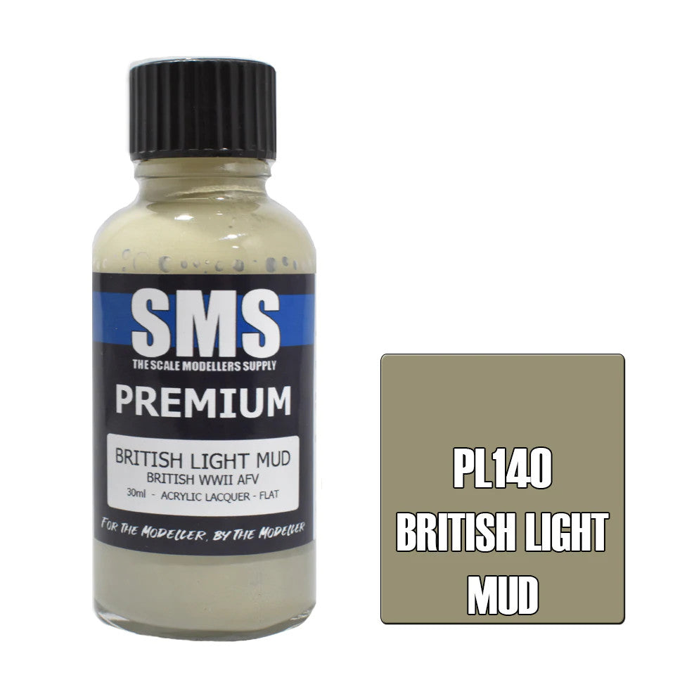 SMS #PL140 Premium British Light Mud  Acrylic Lacquer 30mL