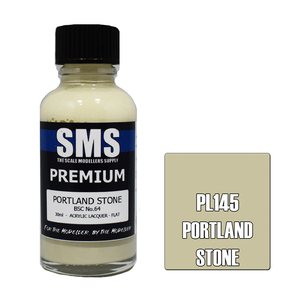 SMS #PL145 Premium Portland Stone Acrylic Lacquer 30mL