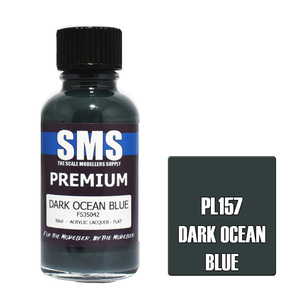 SMS #PL157 Premium Dark Ocean Blue Acrylic Lacquer 30mLL