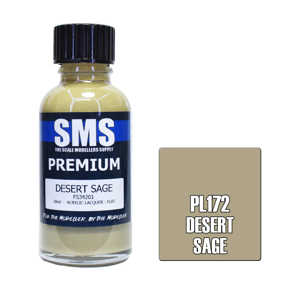SMS #PL172 Premium Desert Sage  Acrylic Lacquer 30mL