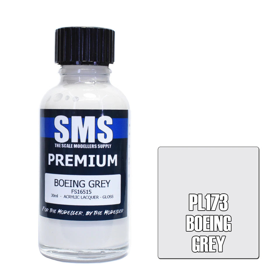 SMS #PL173 Premium Boeing Grey Acrylic Lacquer 30mL