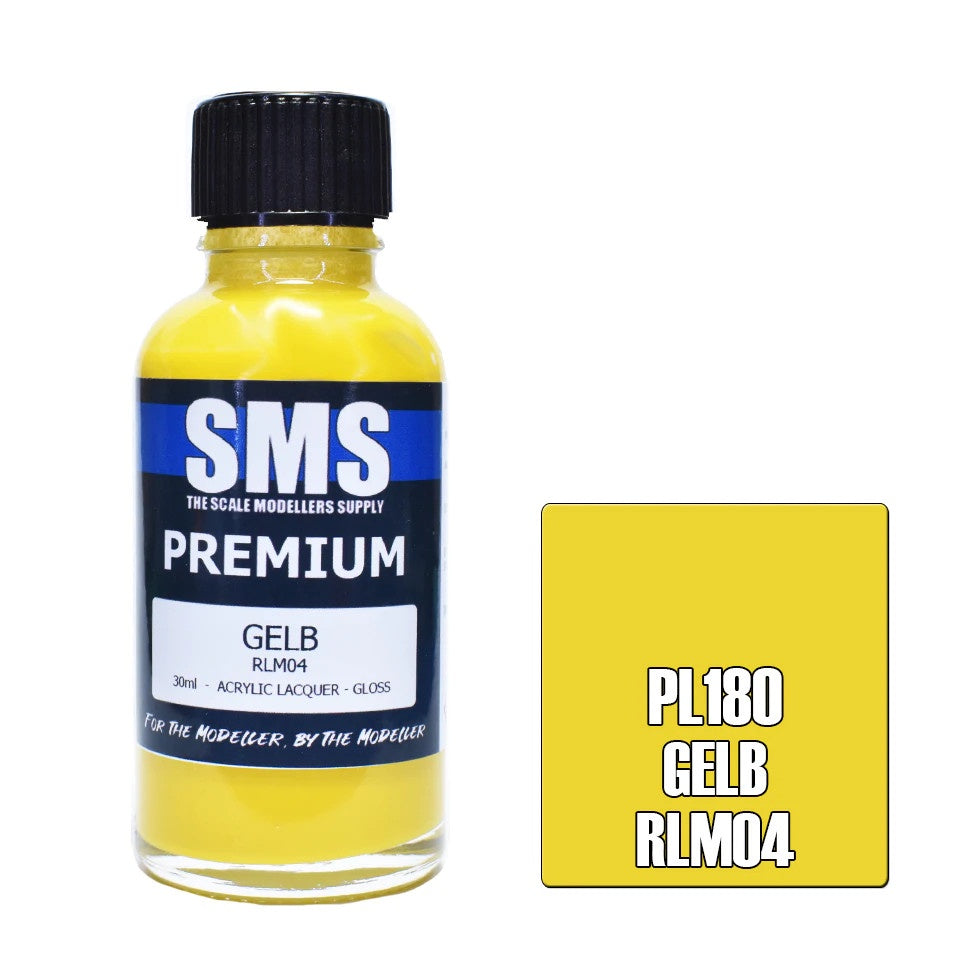 SMS #PL180 Premium GELB RLM04 30ml