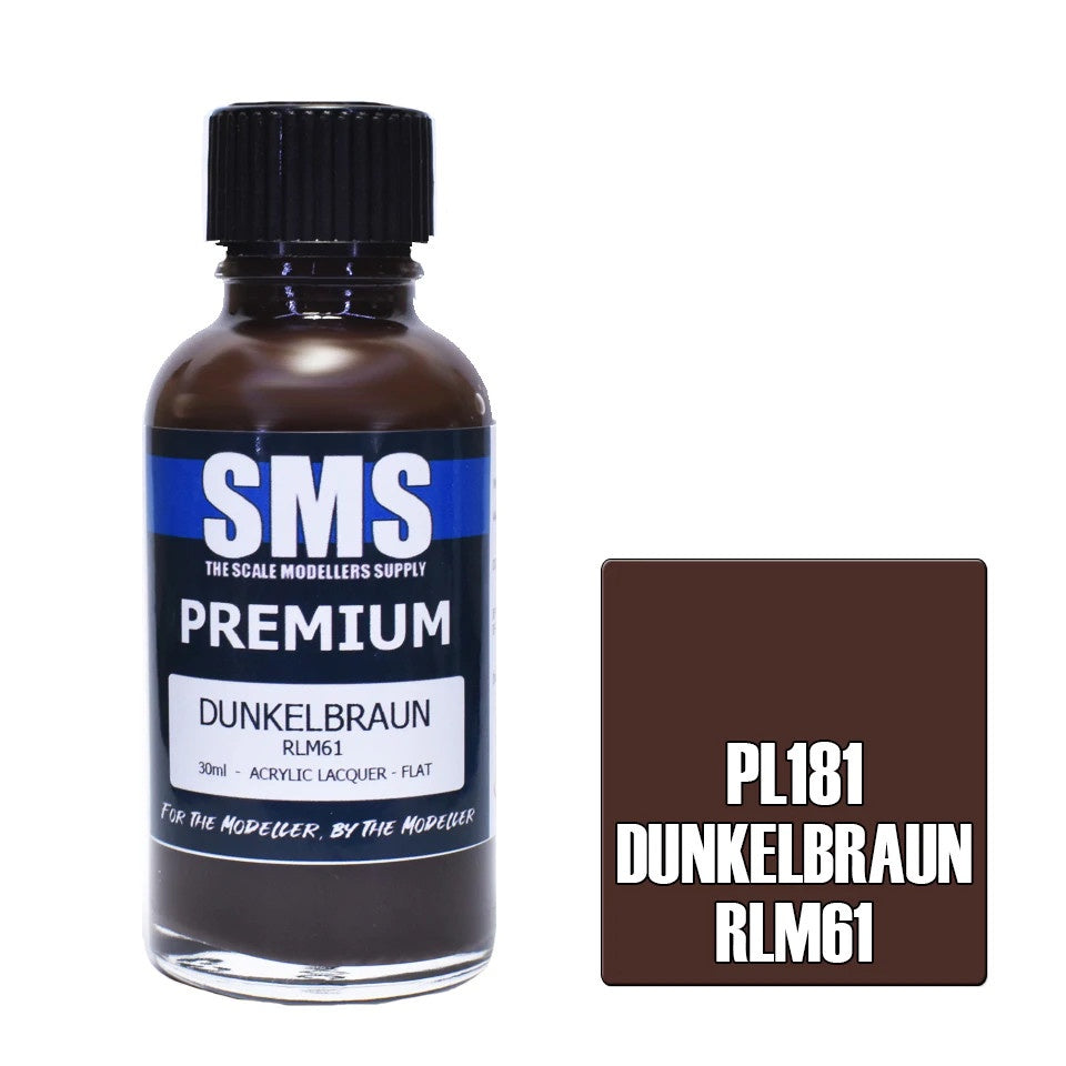 SMS #PL181 Premium DUNKELBRAUN RLM61 30ml