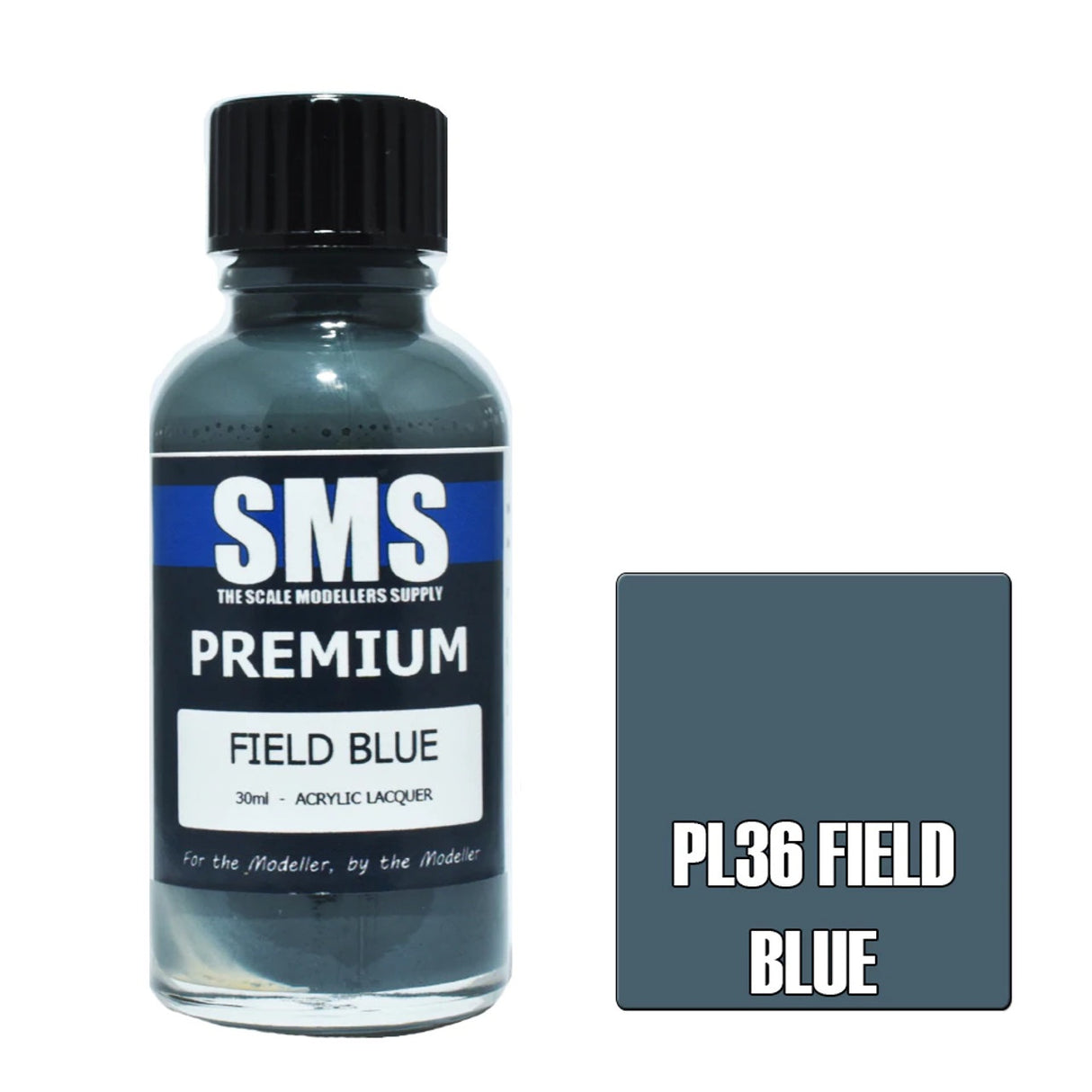 SMS #PL36 Premium Field Blue Acrylic Lacquer 30ml