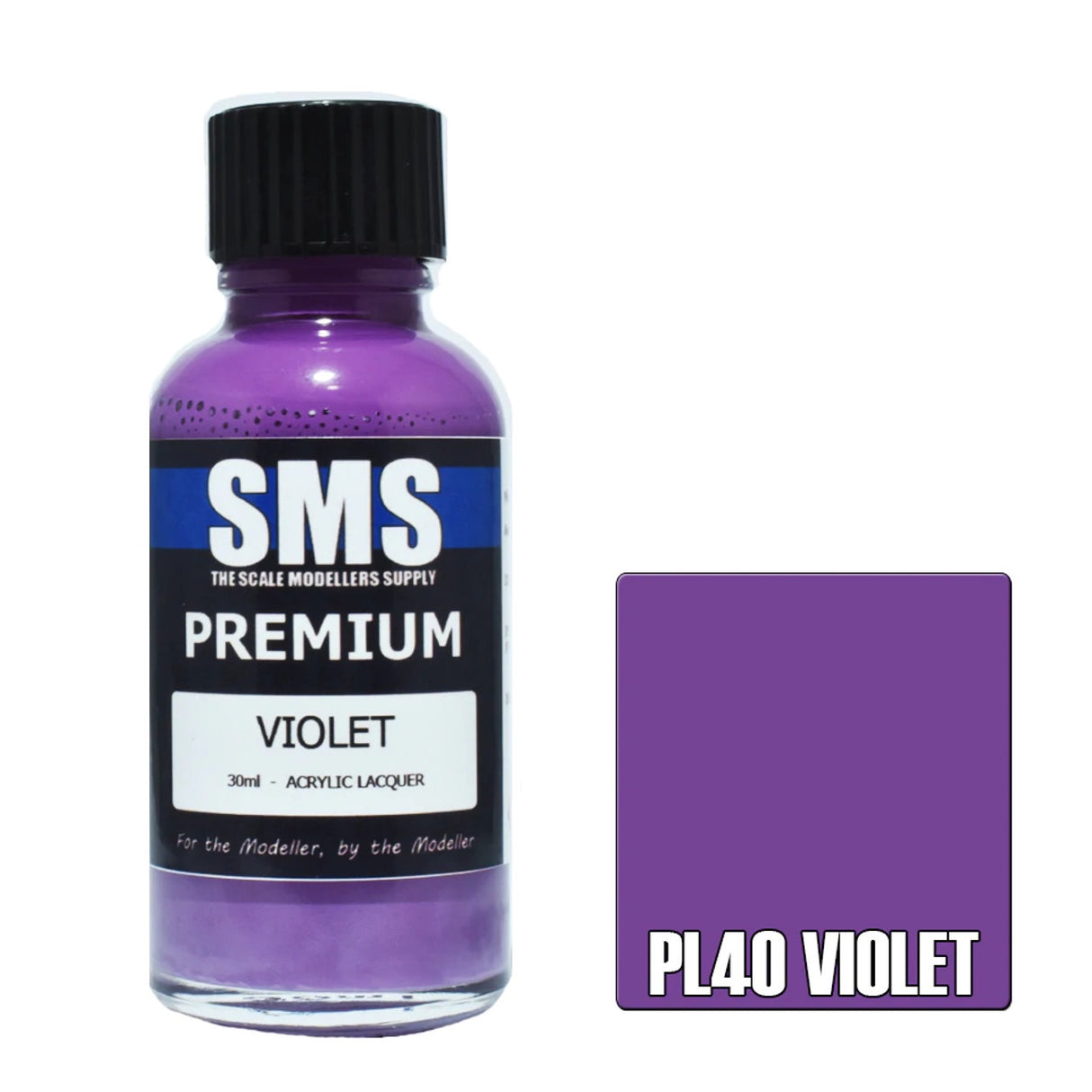 SMS #PL40 Premium Violet Acrylic Lacquer 30ml