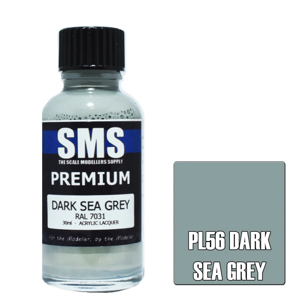 SMS #PL56 Premium Dark Sea Grey Acrylic Lacquer 30ml