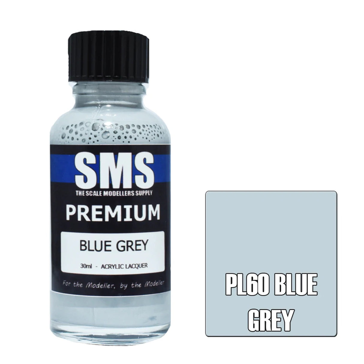 SMS #PL60 Premium Blue Grey Acrylic Lacquer 30ml