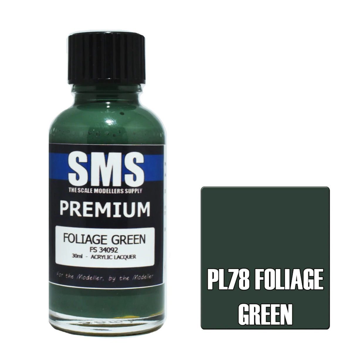 SMS #PL78 Premium Foliage Green Acrylic Lacquer 30ml