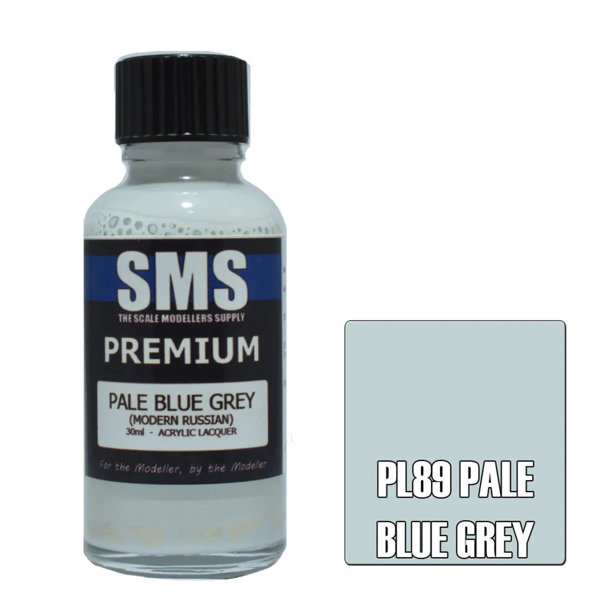 SMS #PL89 Premium Pale Blue Grey Acrylic Lacquer 30ml