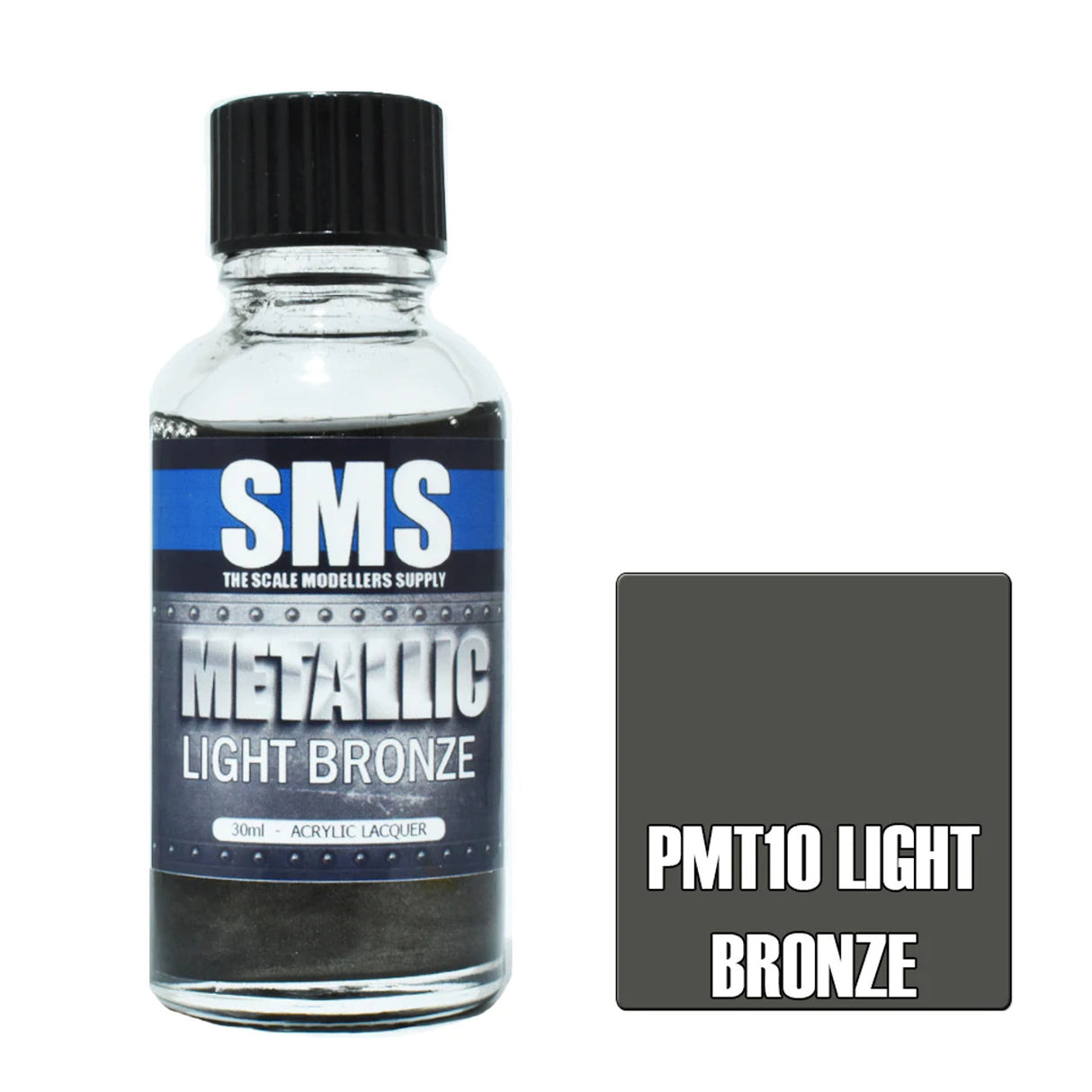 SMS #PMT10 Metallic Light Bronze Acrylic Lacquer 30ml