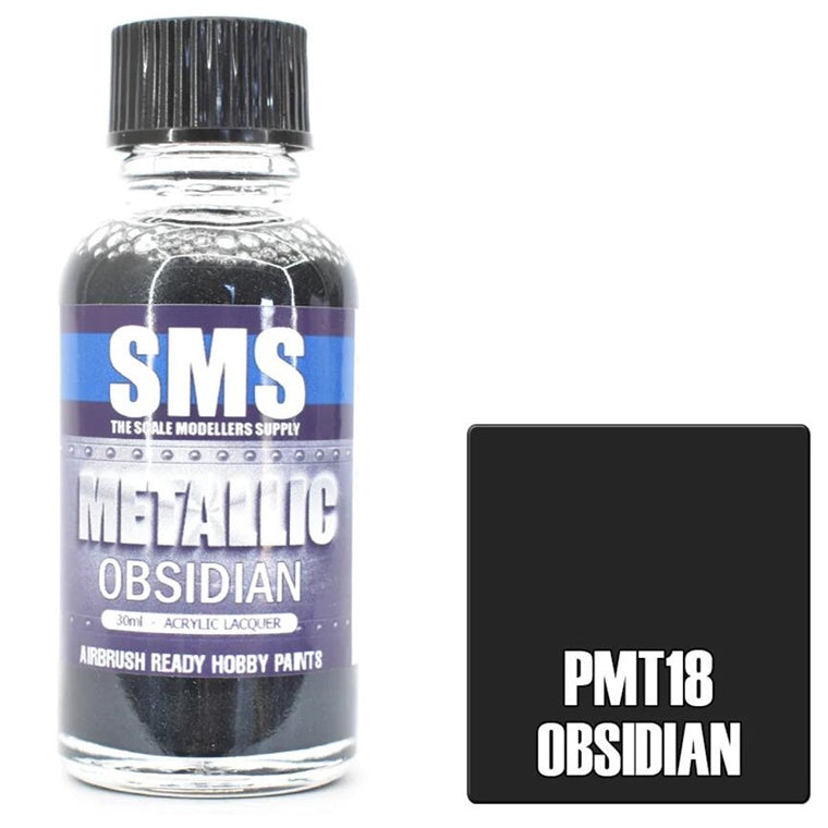 SMS #PMT18  Metallic Obsidian Acrylic Lacquer 30ml
