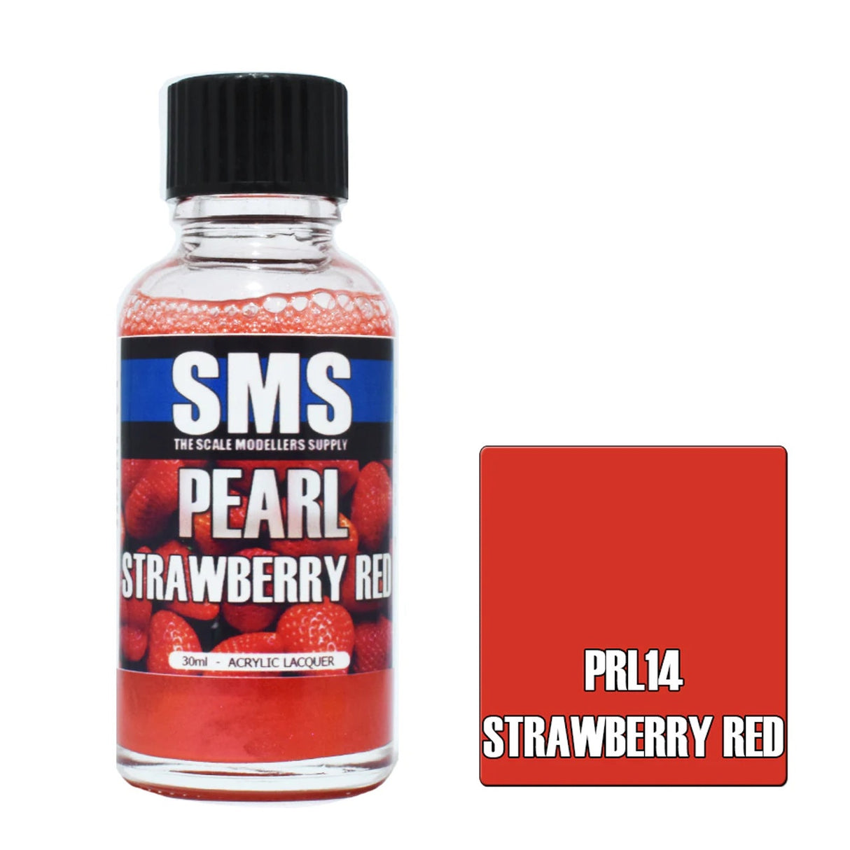 SMS #PRL14 Pearl STRAWBERRY RED 30ml