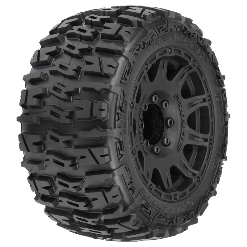 Proline 1:8 LP 3.8" MTD Raid 8x32 Wheels 17mm F/R