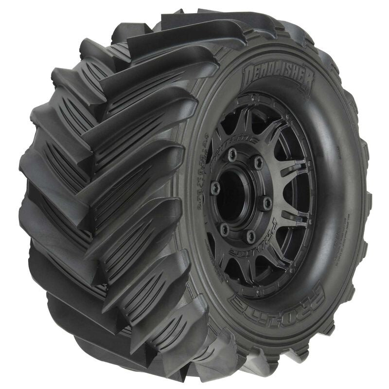 1/10 Demolisher F/R 2.8 MT MTD 12mm Blk Raid (2) by Proline