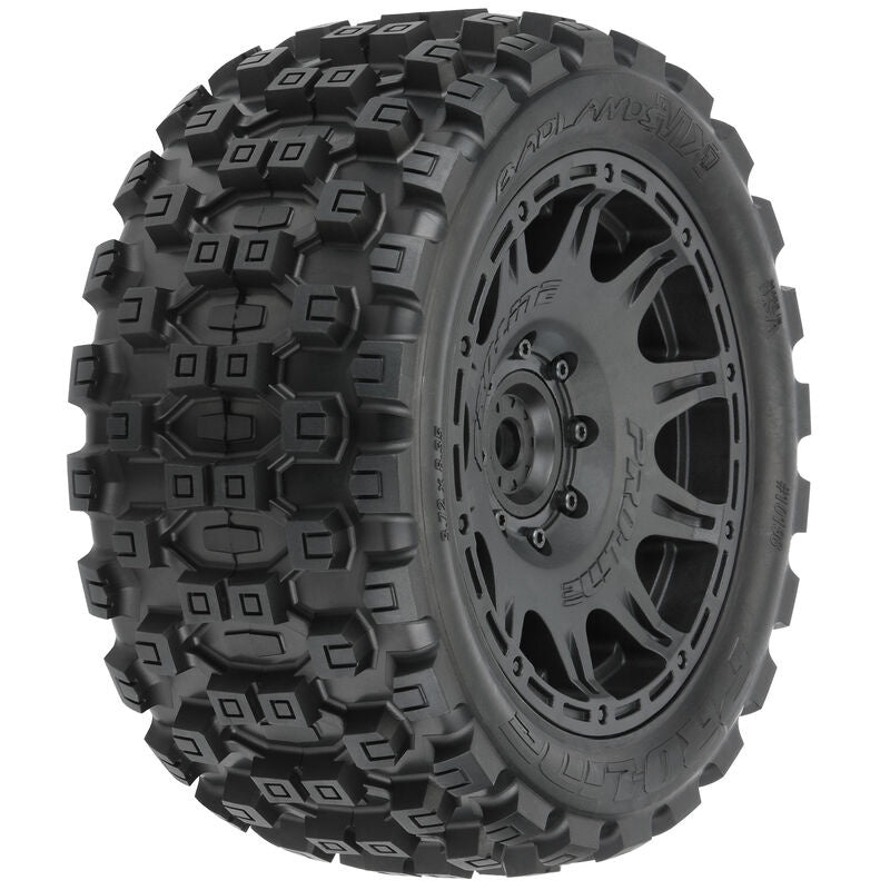 Proline 1/6 Badlands MX57 Front/Rear 5.7” Tires Mounted