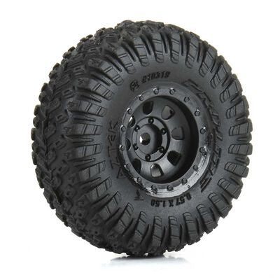 Proline 1/30 Aztek Front/Rear Mounted Black Clobber (4)