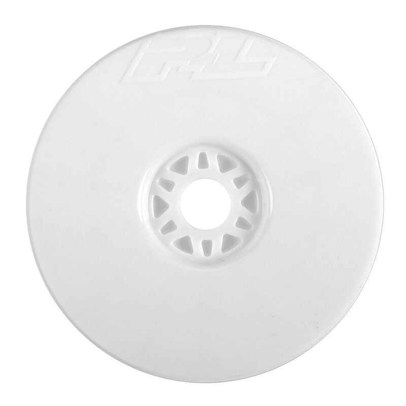 Proline 1/8 Velocity V2 Buggy Wheel, Fr & R, White (4)