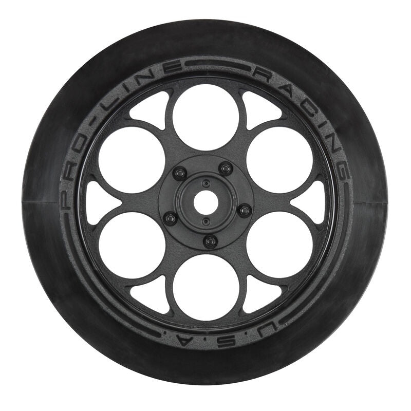 Proline Showtime Front Runner 2.2"/2.7" Blk Front Drag Wheels