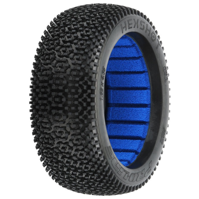 1/8 Hex Shot S3 F/R Off-Road 1:8 Buggy Tires (2) by Proline