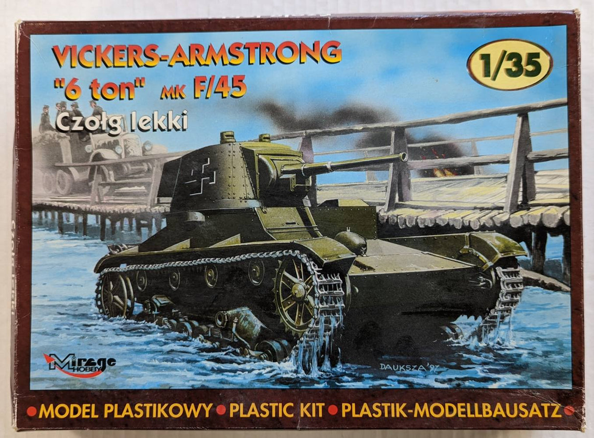 *No Decals* Mirage Hobby 1:35 Vickers-Armstrong 6 ton MK F/45 Czołg Lekki