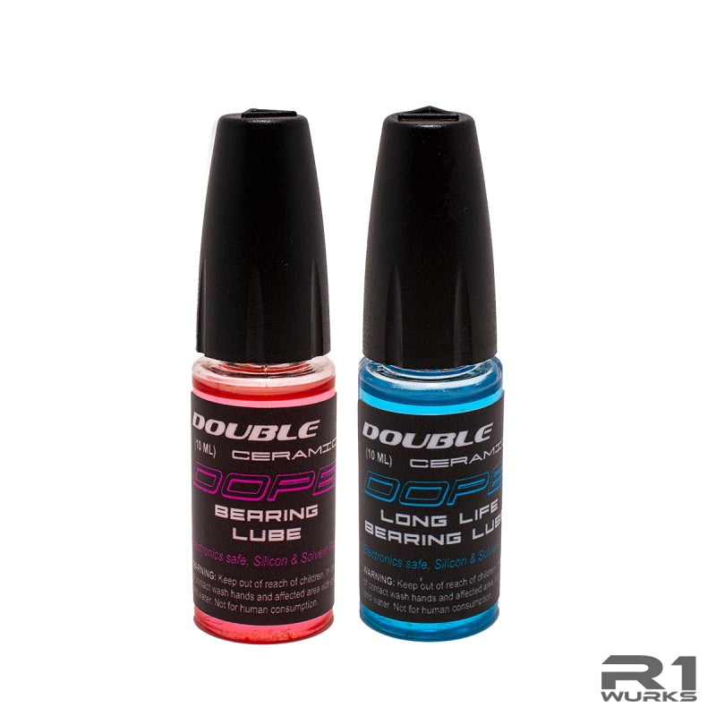 R1 WURKS DOPE Double Ceramic Bearing Lube Bundle Long Life oil