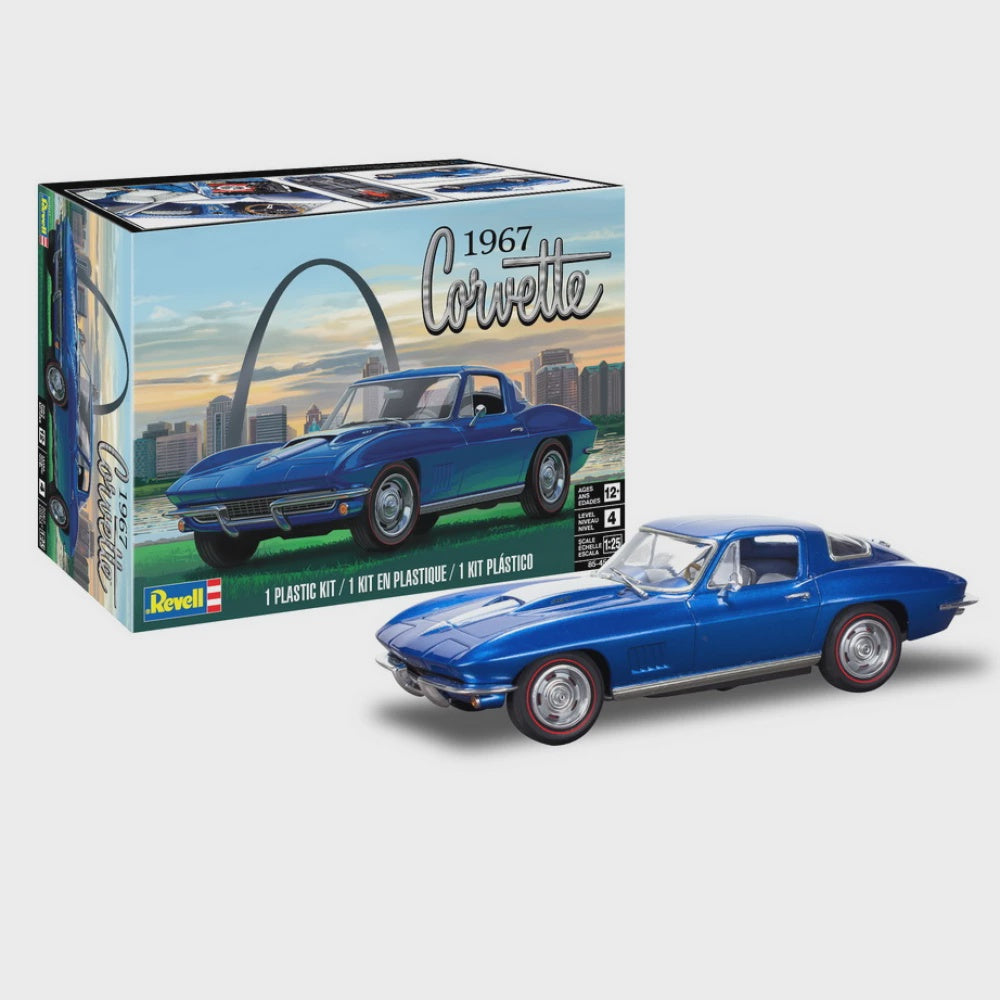 Revell 1/25 1967 Corvette Sting Ray Sport Coupe 2n1