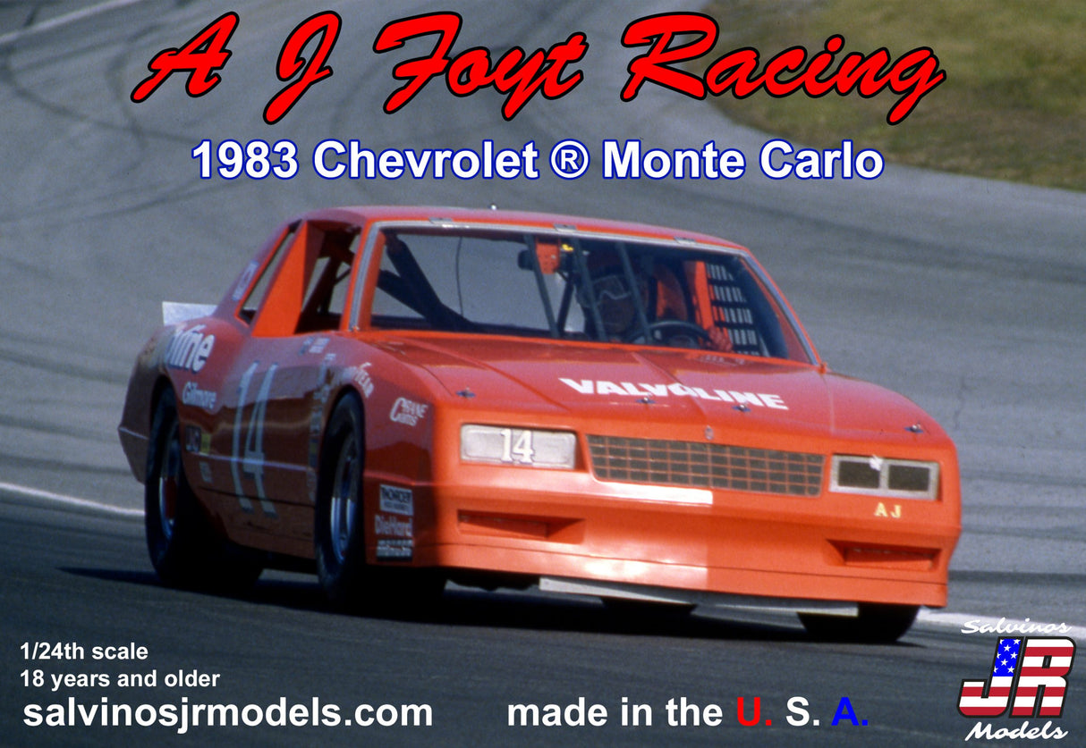 Salvinos JR 1/25 Chevrolet Monte Carlo J.J Foyt Racing 1983