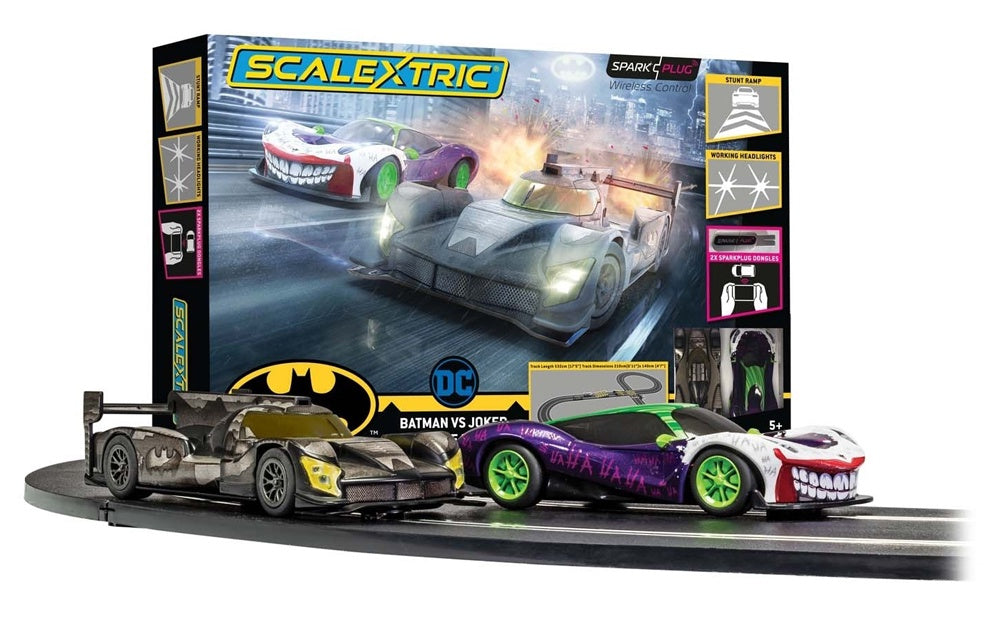 Scalextric Spark Plug - Batman vs Joker Set