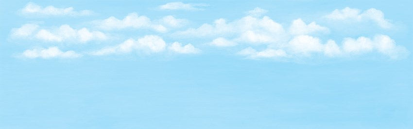 PECO BACKSCENES LARGE SKY WITH CLOUDS BACKSCENE 737mm x 228mm