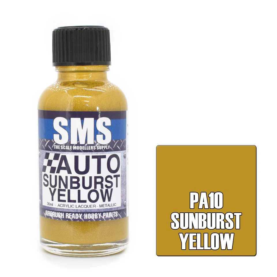 SMS # PA10 Auto Colour Sunburst Yellow  30ml