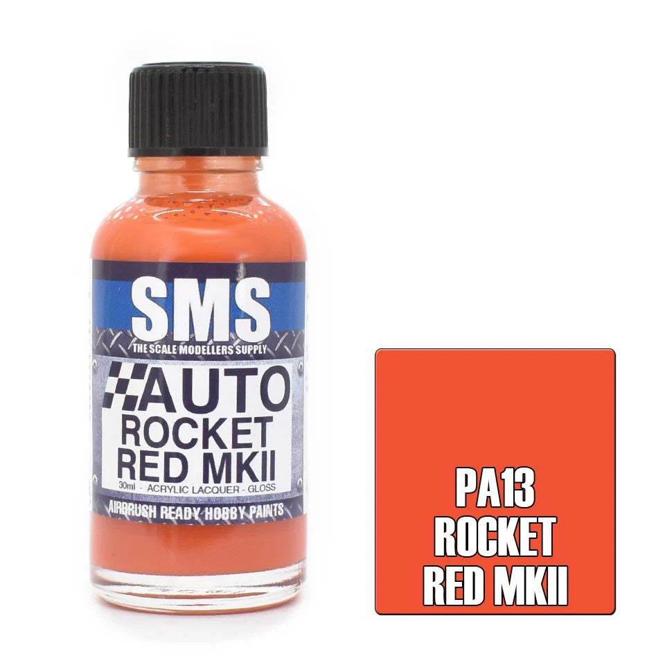SMS # PA13 Auto Colour  Rocket Red  Mk11 30ml