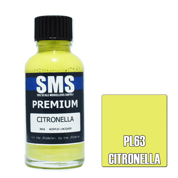 SMS #PL63 Premium Citronella Acrylic Lacquer 30ml