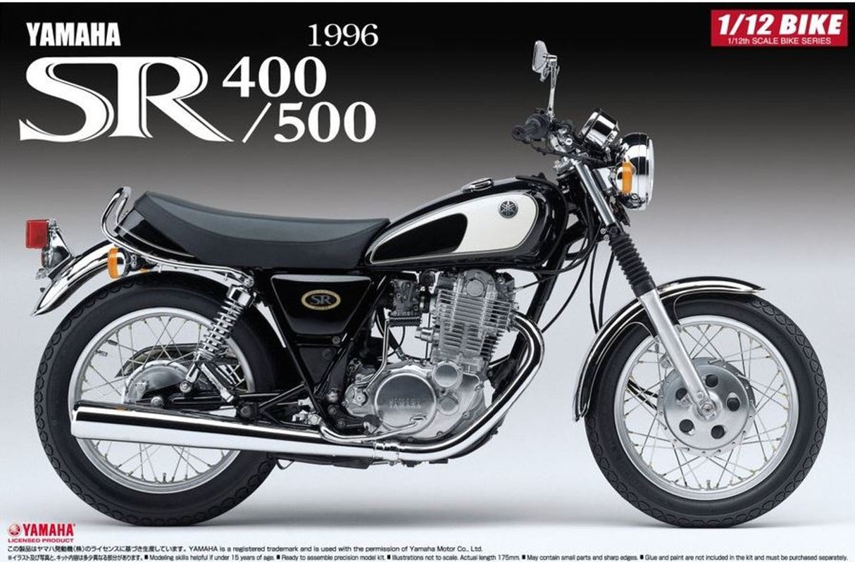 Aoshima 1:12 Yamaha SR400/500  96 Model Plastic Kit