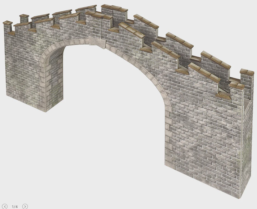 Metcalfe OO/HO Castle Wall Bridge
