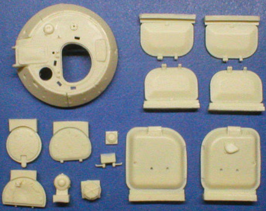 SP Designs 1:35 BMP-1P Turret Resin Upgrade Kit for Trumpeter