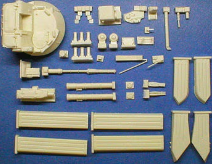 SP Designs 1:35 Ukrainian BMP-1M Shkval M2008 Resin Conv. Kit