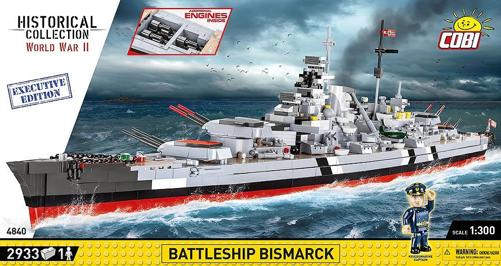 Cobi 1:300 Battleship Bismarck Executive Edition