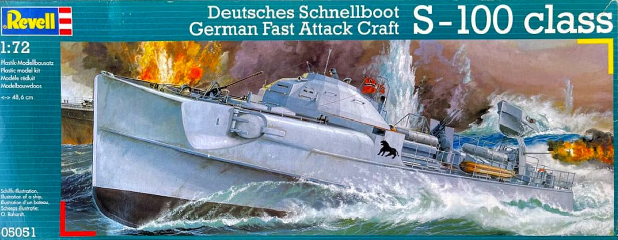 *Vintage* Revell 1:72 S-100 Class German Attack Craft (LW)