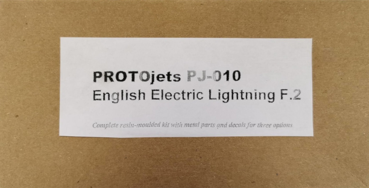 PROTOJets 1:72 English Electric Lightning F.2 Full Resin Kit (LW)