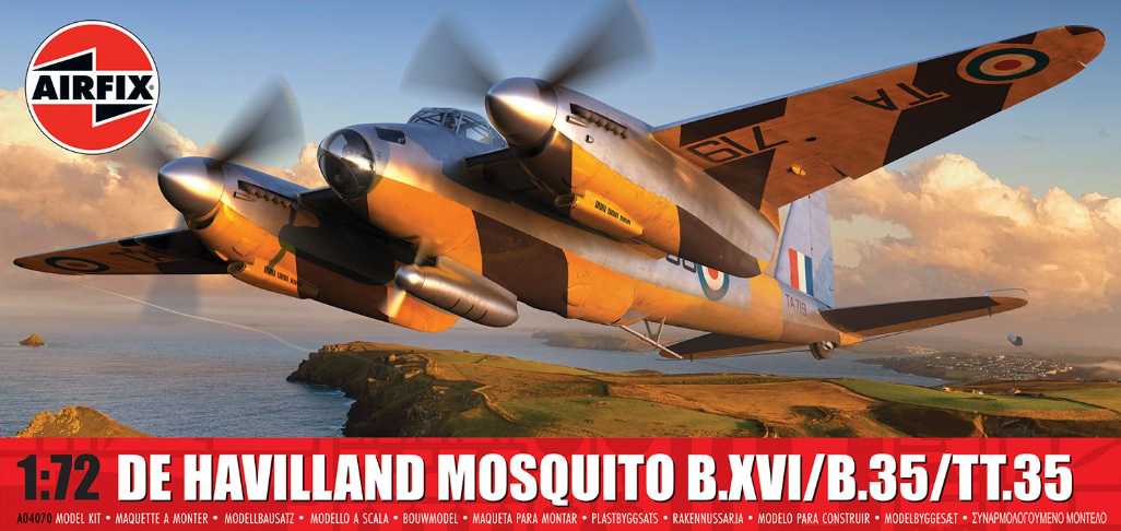 Airfix 1:72 De Havilland Mosquito B.XVI/B.35/TT.35
