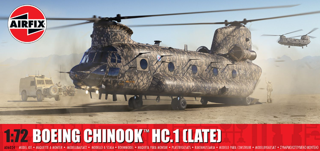 Airfix 1:72 Boeing Chinook HC.1 (Late)