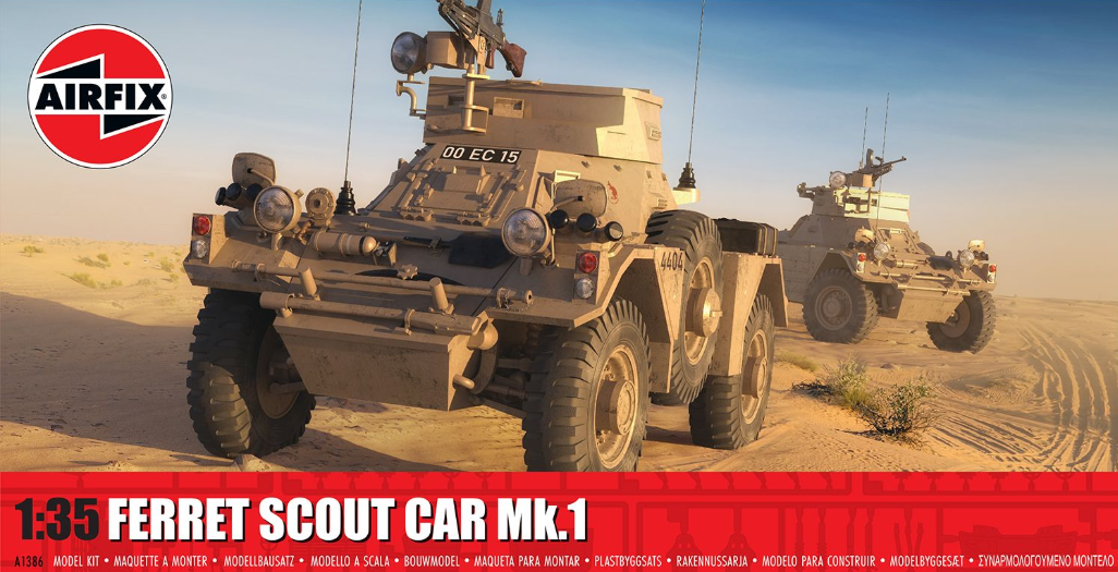 Airfix 1:35 Ferret Scout Car Mk.1