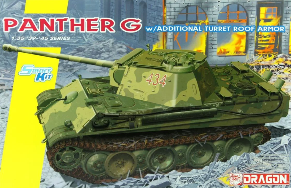 *Unsealed* Dragon 1:35 Panther G w/Additional Turret Roof Armour