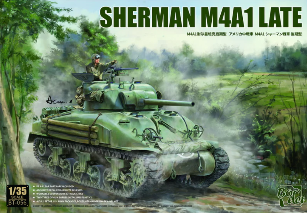 Border 1:35 Sherman M4A1 Late Version